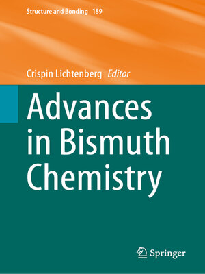 cover image of Advances in Bismuth Chemistry